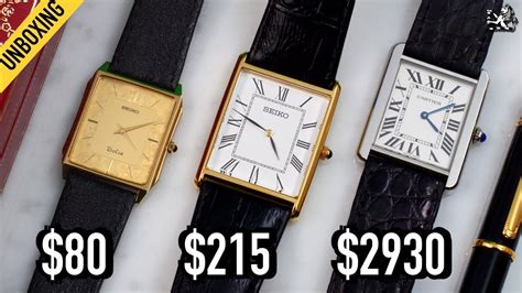 cartier tank alternatives|knockoff cartier tank watch.